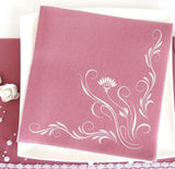 Appartina Elegantia 40x40 cm stoffähnliche Airlaid-Servietten, hochwertige Hochzeitsserviette, stoffähnliche Hochzeitsservietten, Einwegservietten für verschiedene Anlässe (Altrosa)