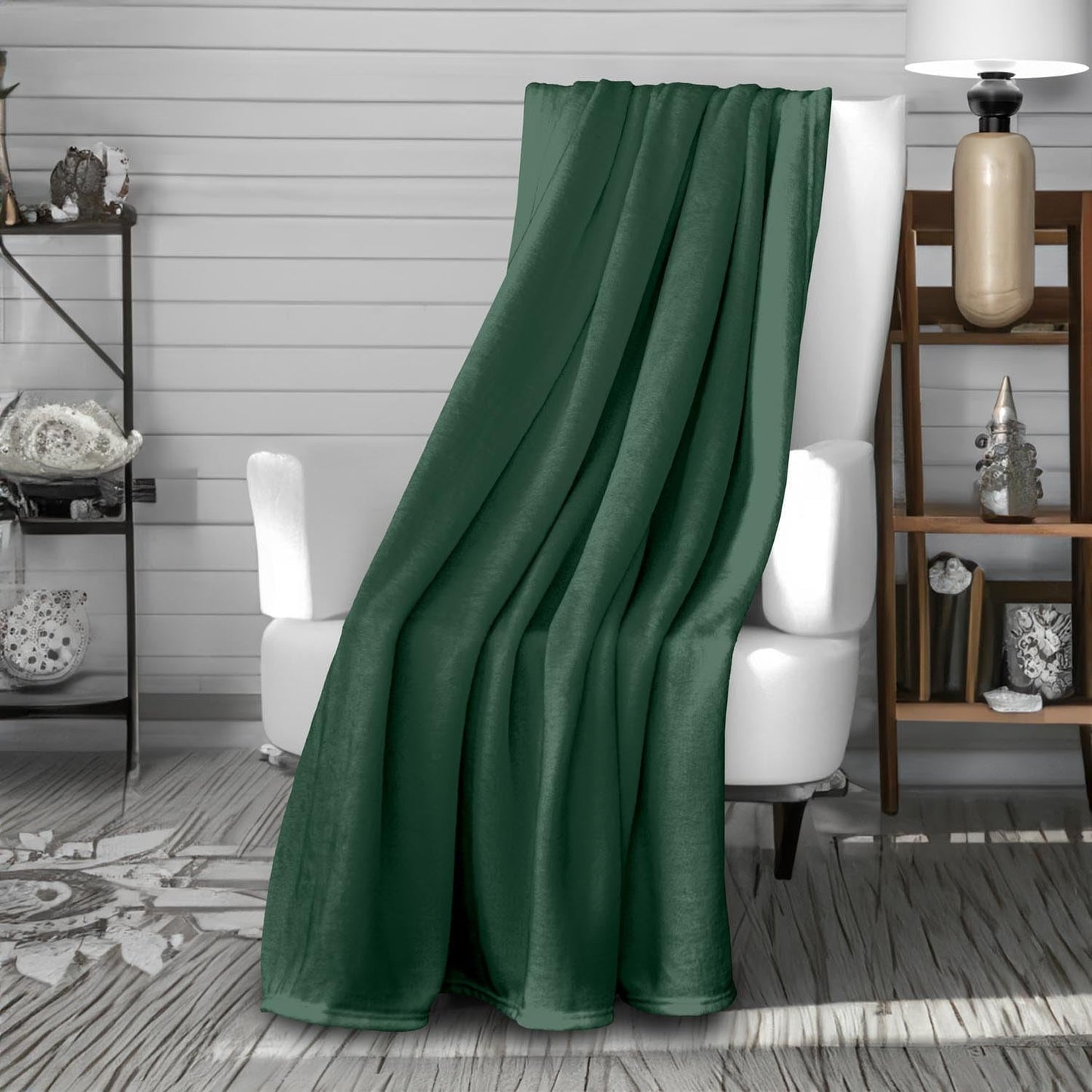 Soleil D'Ocre, Flanelldecke, 220 x 240 cm, Khaki Bettdecken und Steppdecken Naty Shop