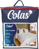 COLAS NORMAND Steppdecke, 200 x 200 cm, Bio-Baumwolle und Merinowolle, warm, maschinenwaschbar bei 30 °C Bettdecken und Steppdecken Naty Shop Standardtitel