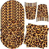 Leopardenmuster Partygeschirr Kindergeburtstag Deko Geburtstag Partygeschirr Dschungel Pappteller Becher Servietten Babyparty Tischdeko Set