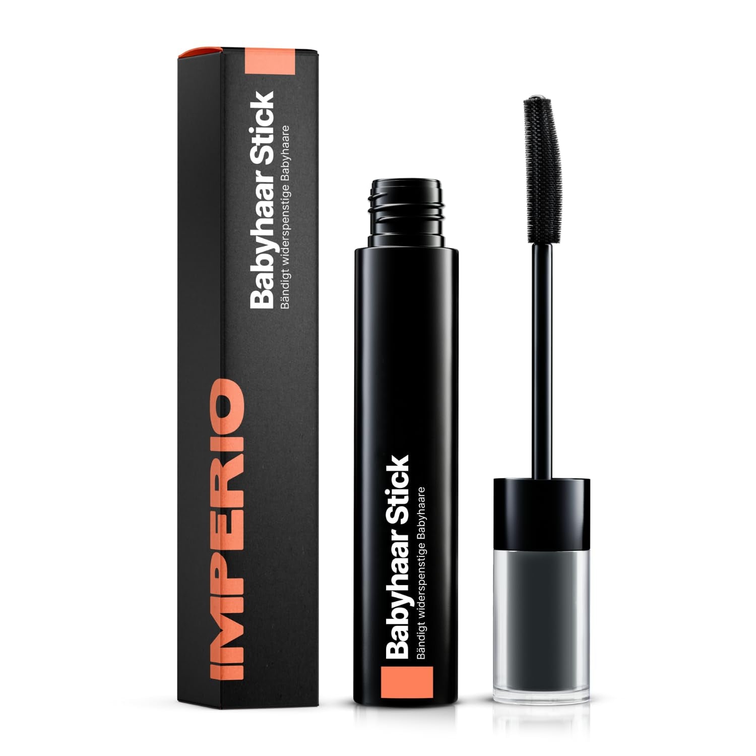 IMPERIO Hair Finishing Stick für Babyhaar – Premium-Mascara für Babyhaar, um feines und kaputtes Haar zu bändigen – 12 ml Transparente Haarfarbe Naty Shop Standardtitel