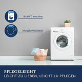 Billerbeck E21 King-Faserbettdecke – Feinfaserbettdecke mit Aloe Vera – 135 x 200 cm Ganzjahresdecke mit mittlerem Wärmeniveau, weiße Bettdecken und Steppdecken von Naty Shop