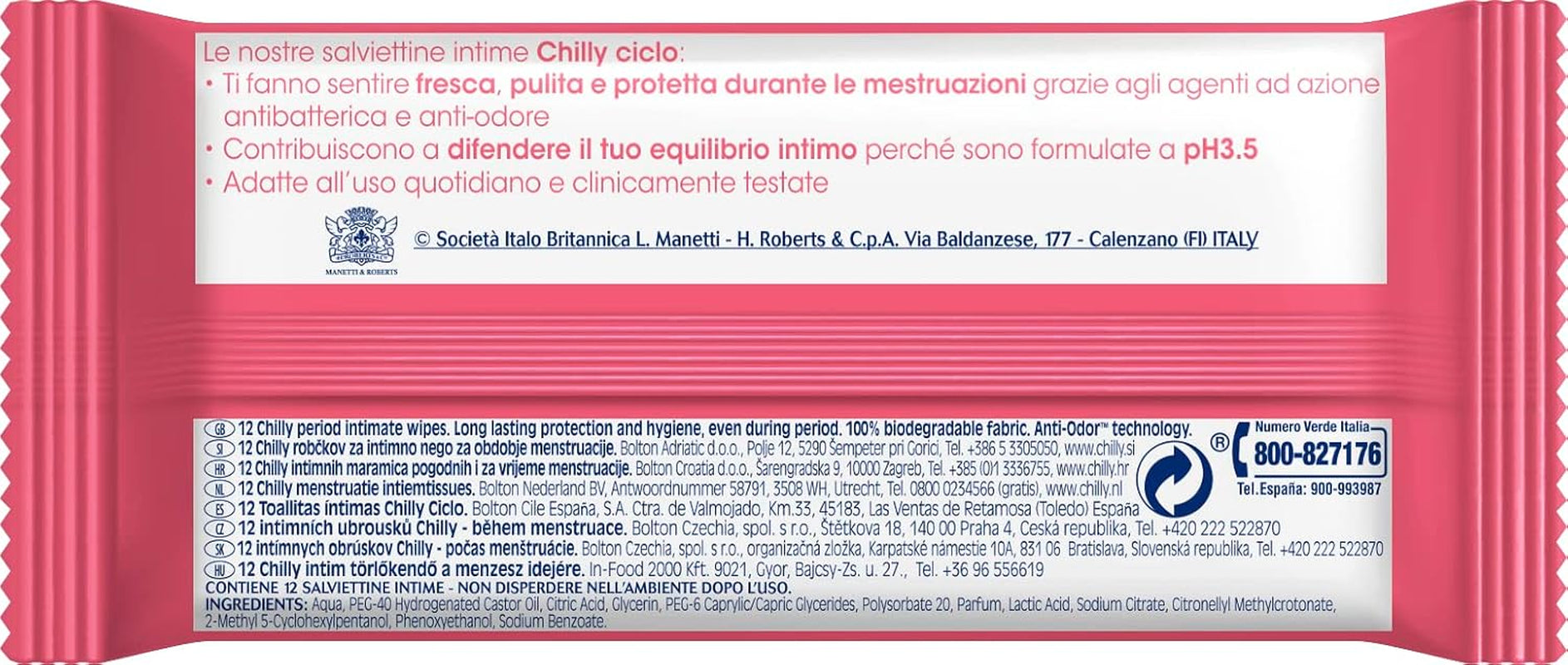 Reinigungstücher für den Zyklus, Intima-Hygienetücher, 100 % biologisch abbaubar, ideal für Zuhause im Freien, pH-Wert 3,5, klinisch getestet, 12 Stück