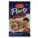 Kakao für Partys 250 g, Waffel mit Kakaocreme, 74 % Mit 5 Waffelschichten und einer samtigen Schokoladencreme