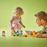 LEGO DUPLO Tiereisenbahn, Spielzeugeisenbahn mit Rädern, kreatives Bauen und Umbauen von Tierfiguren, Lernspielzeug für Kleinkinder, Geburtstagsgeschenk für Tierliebhaber, Mädchen und Jungen ab 1½ Jahren, 10412 Bausets. Besuchen Sie den LEGO-Store