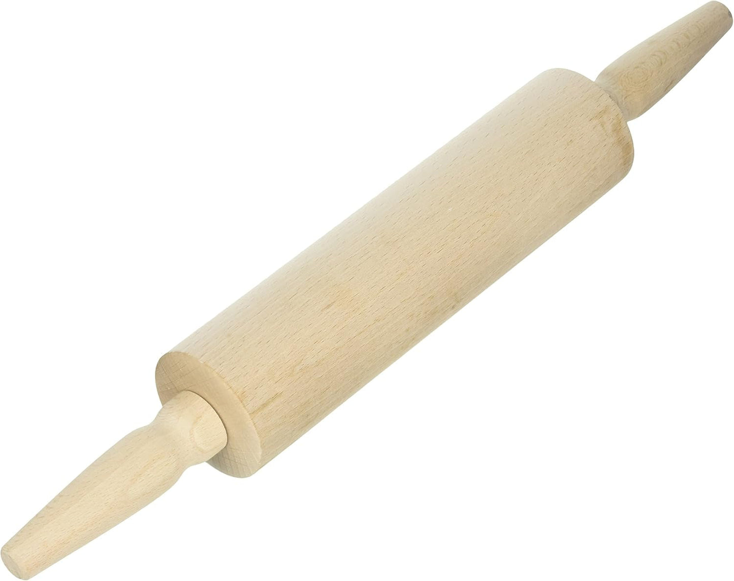 Zenker Nudelholz aus Buchenholz – hochwertiges Nudelholz für Teig und Fondant, 43 x 6 x 6 cm, braun