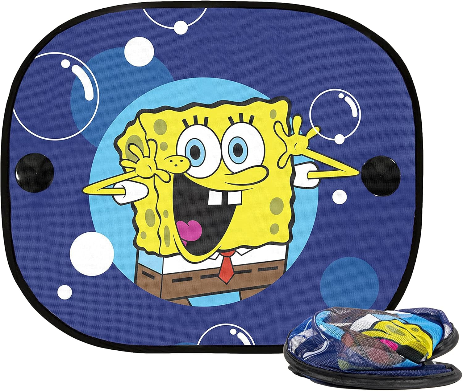 Bob Esponja Spongebob Nackenkissen für Kinder. Super bequemes Reisen, blaue Reisekissen Naty Shop Seitensonnenschirme