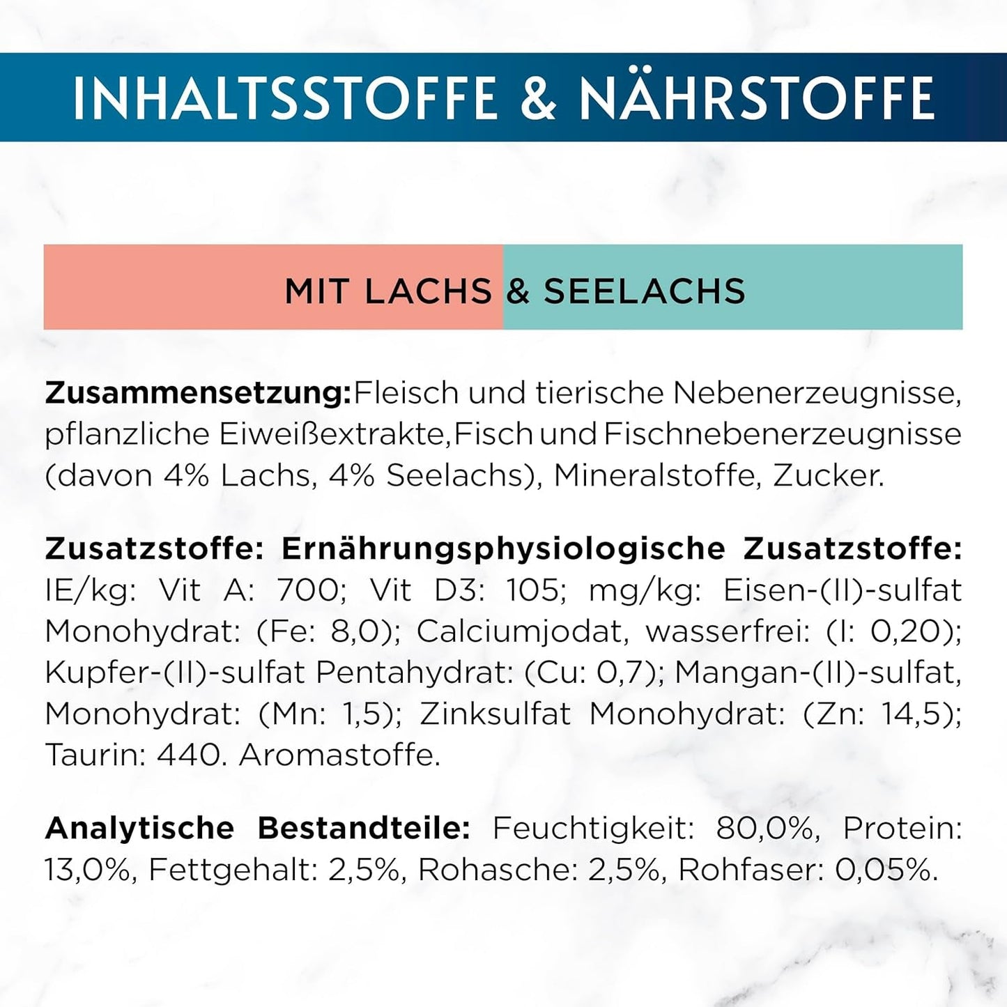 Gourmet Perle Duetto Nassfutter für Katzen mit Lachs und gelbem Kabeljau, 26er-Pack (26 x 85 g)