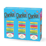 Heidel Thank You Milchschokoladentafeln 3x80g, 16 Minitafeln à 5g pro Packung, Verschiedene Dankesbekundungen, Exquisite Geschenkidee