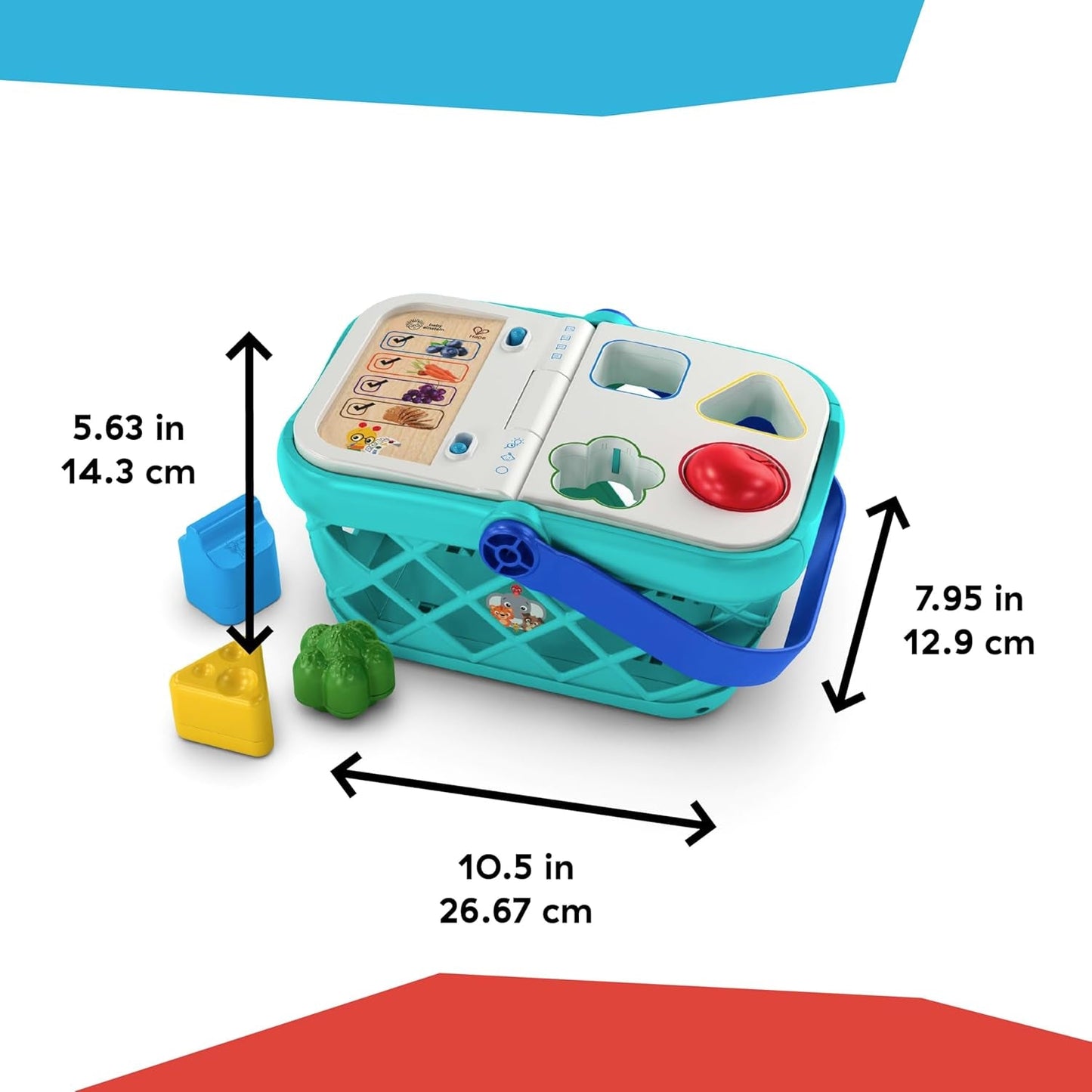 Baby Einstein + Hape Magic Touch Register Spielzeug zum Auschecken mit echten Geräuschen und Musik, ab 9 Monaten Bebe Toys Naty Shop