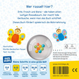 Meine bunten Tiere mit Glöckchen Ri-Ra – Buch mit Glöckchen für Babys ab 6 Monaten, Kinderbuch, Spielbuch: ab 6 Monaten Jucarii Bebe Naty Shop