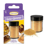 Günthart Backdecor Goldpulver – essbarer Glitzer, Lebensmittelfarbpulver, Getränkeglitzer – kleiner Glitzer mit Goldstaub für Backbegeisterte, 1 Packung (1 x 7 g)