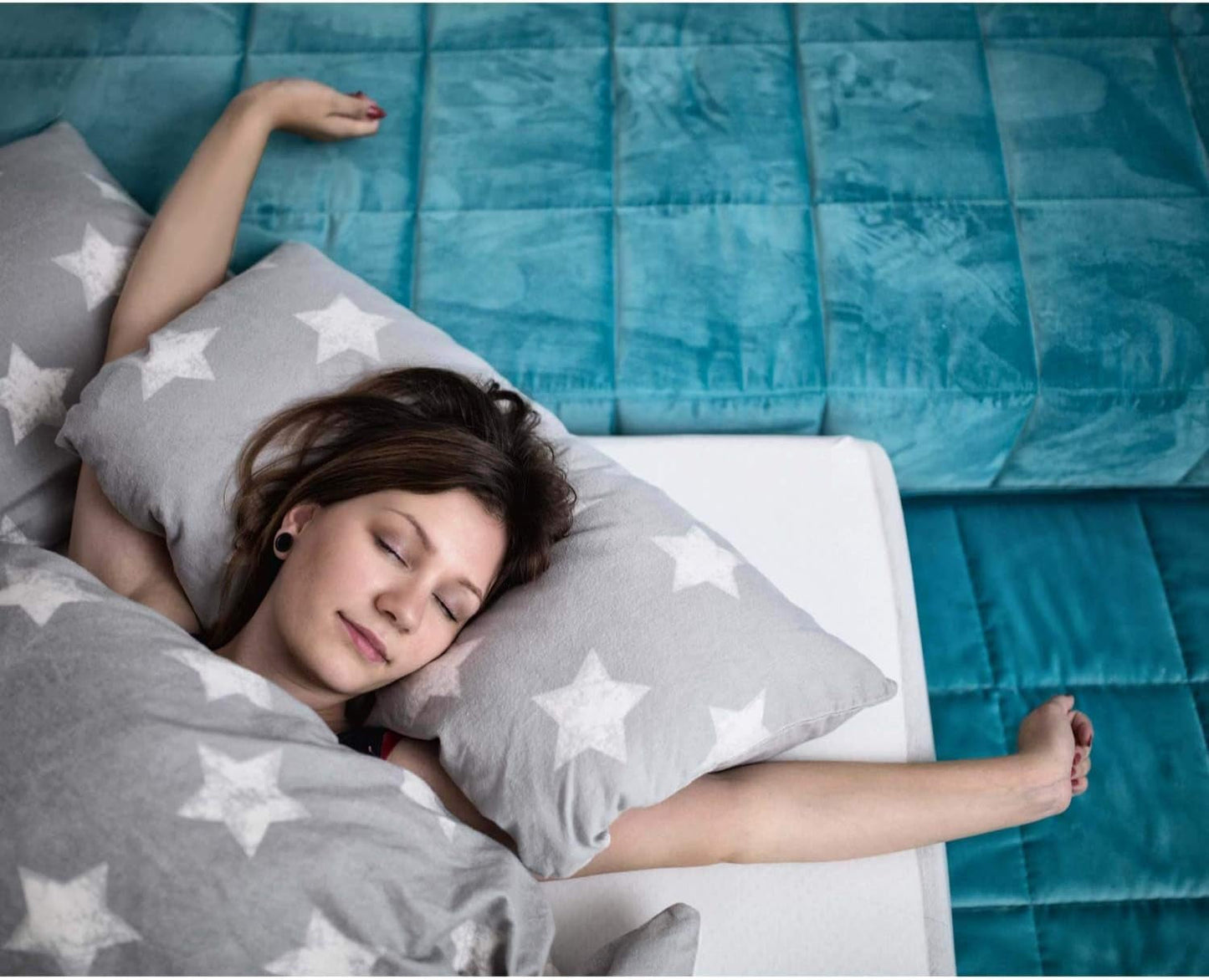 Genius Kissen, Baumwolle, eazzzy 40x80 cm – orthopädisches Kissen für erholsamen Schlaf, aus Milchfaser mit Aloe Vera – für Allergiker geeignet, mit Stütze, Öko-TEX zertifiziertes Nackenstützkissen, weiß, A19202