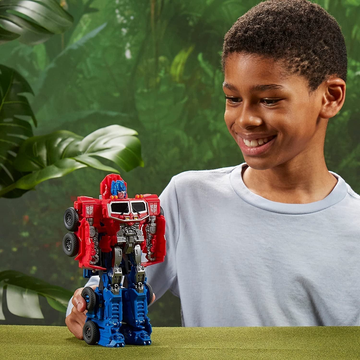 Transformers-Spielzeuge für den Film „Rise of the Beasts“, Smash Changer Optimus Prime Figur von 6, 22,5 cm Actionfiguren Naty Shop