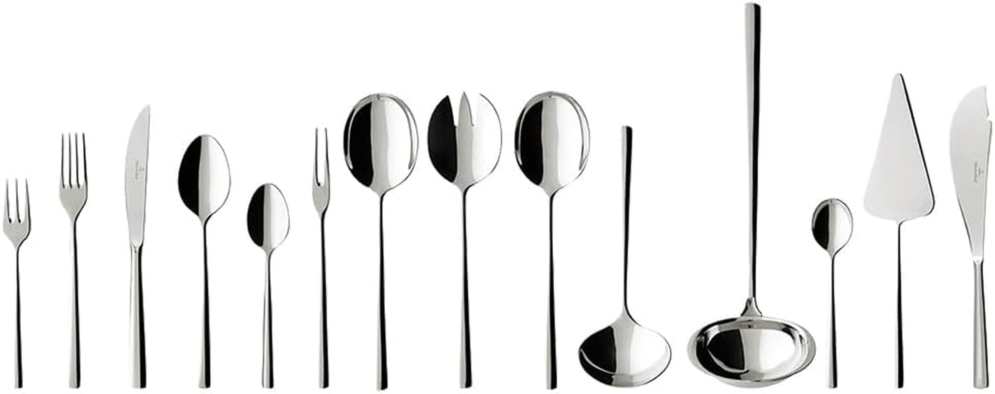 Villeroy & Boch Villeroy und Boch Piedmont Besteck für bis zu 12 Personen, 70 Teile, Edelstahl Kitchen Naty Shop