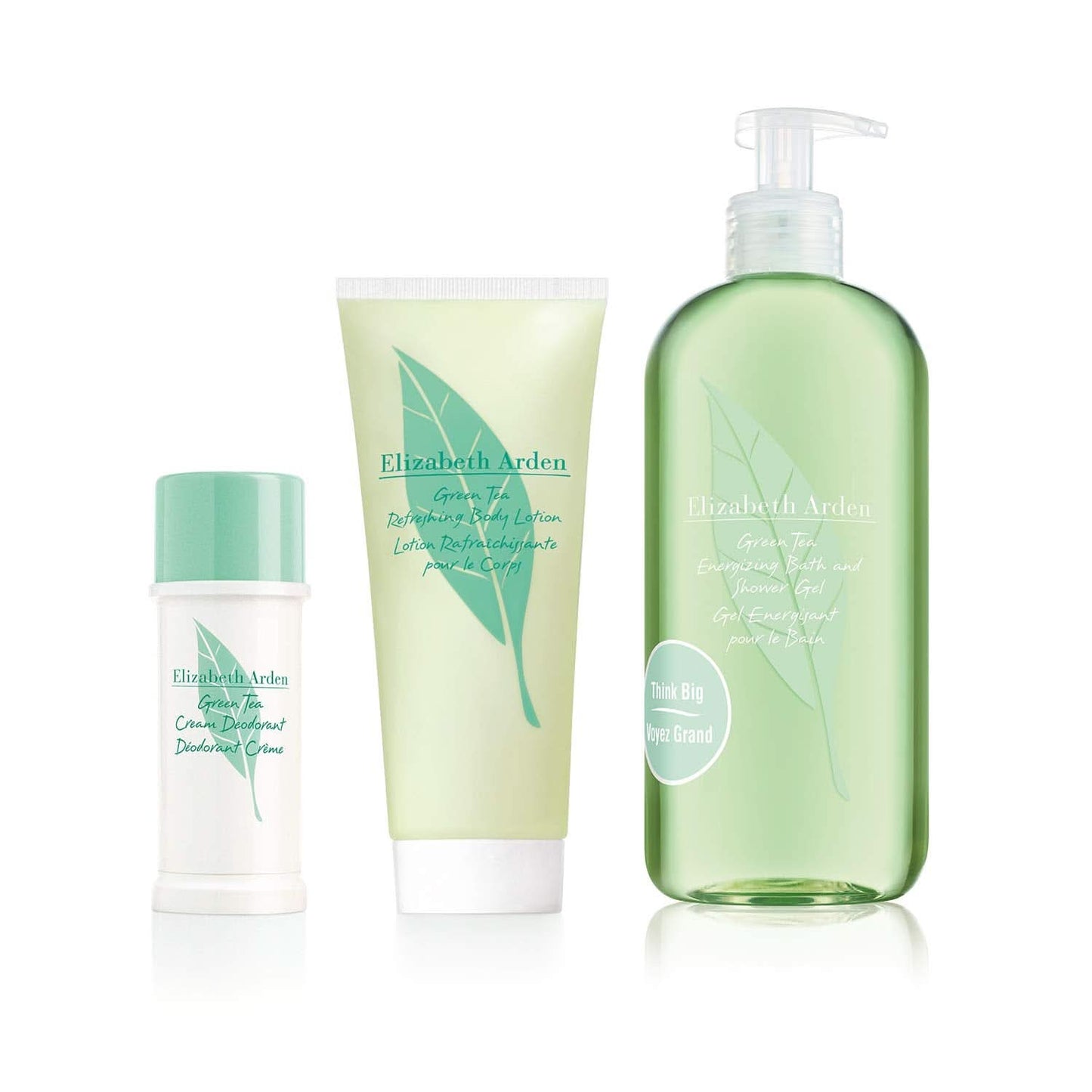 Elizabeth Arden Green Tea, erfrischende Körperlotion mit grünem Tee für Frauen, 200 ml Cosmetics and Beauty Naty Shop Set mit Duschgel + Deocreme
