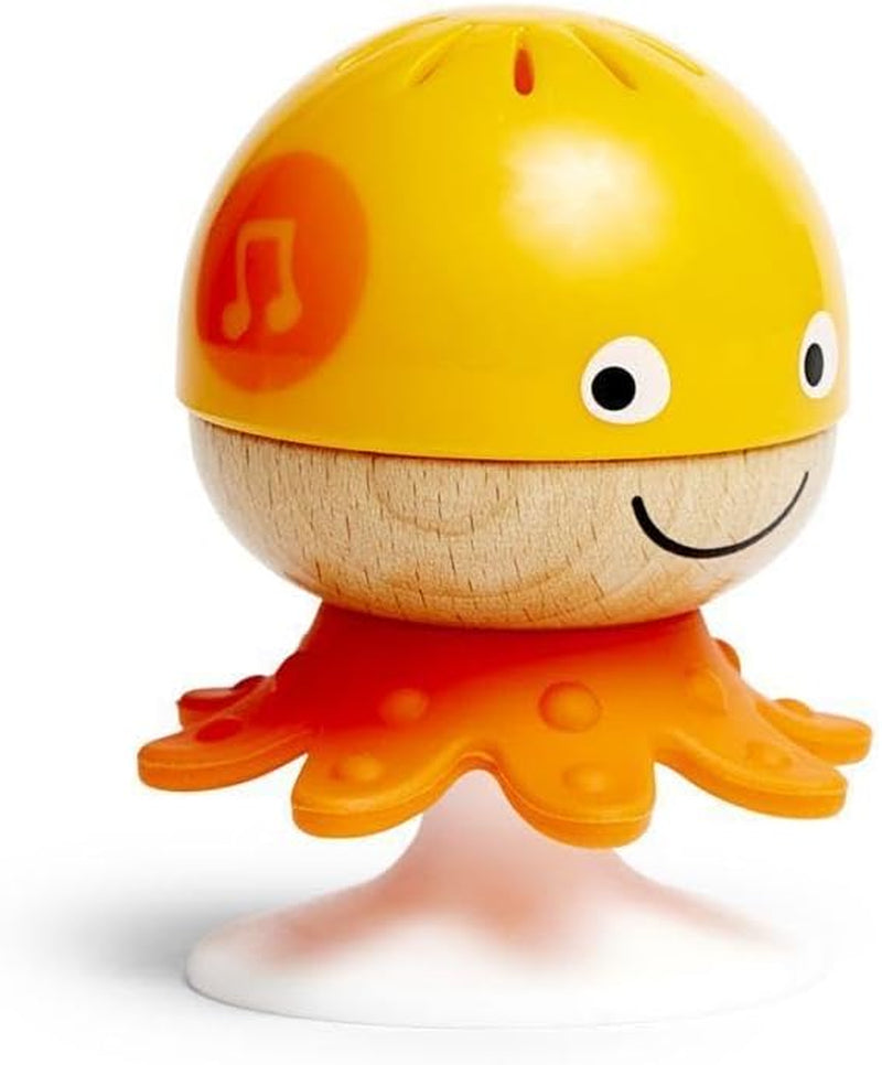 Rasselset mit Saugnapf Hape | Drei Tiere mit Beißringelementen, Schildkröte, Oktopus und Wal | Lernspielzeug ab 0 Monaten Bebe Toys Naty Shop