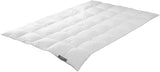 Badenia Trendline Comfort Daunendecke, warme Daunendecke für den Winter mit 90 % Daunen und 10 % Federn Klasse I, 135 x 200 cm, Daunen bestandengeprüft und Öko-Tex-zertifiziert, hergestellt nach dem deutschen Qualitätsstandard. Steppdecken und Bettdecken Naty Shop Comfort 135 x 200 cm mittlere Bettdecke für alle Jahreszeiten