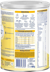 BEBA PRE Anfangsmilch von Geburt an, Babynahrung mit DHA, nur Laktose, ohne Palmöl, Packung 3 (3 x 800 g) Naty Shop