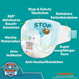 Pampers Baby-Dry Puppy Patrol Edition Windeln, Größe 6, 164 Windeln, 13 kg – 18 kg, bis zu 100 % Auslaufschutz und Komfort die ganze Nacht