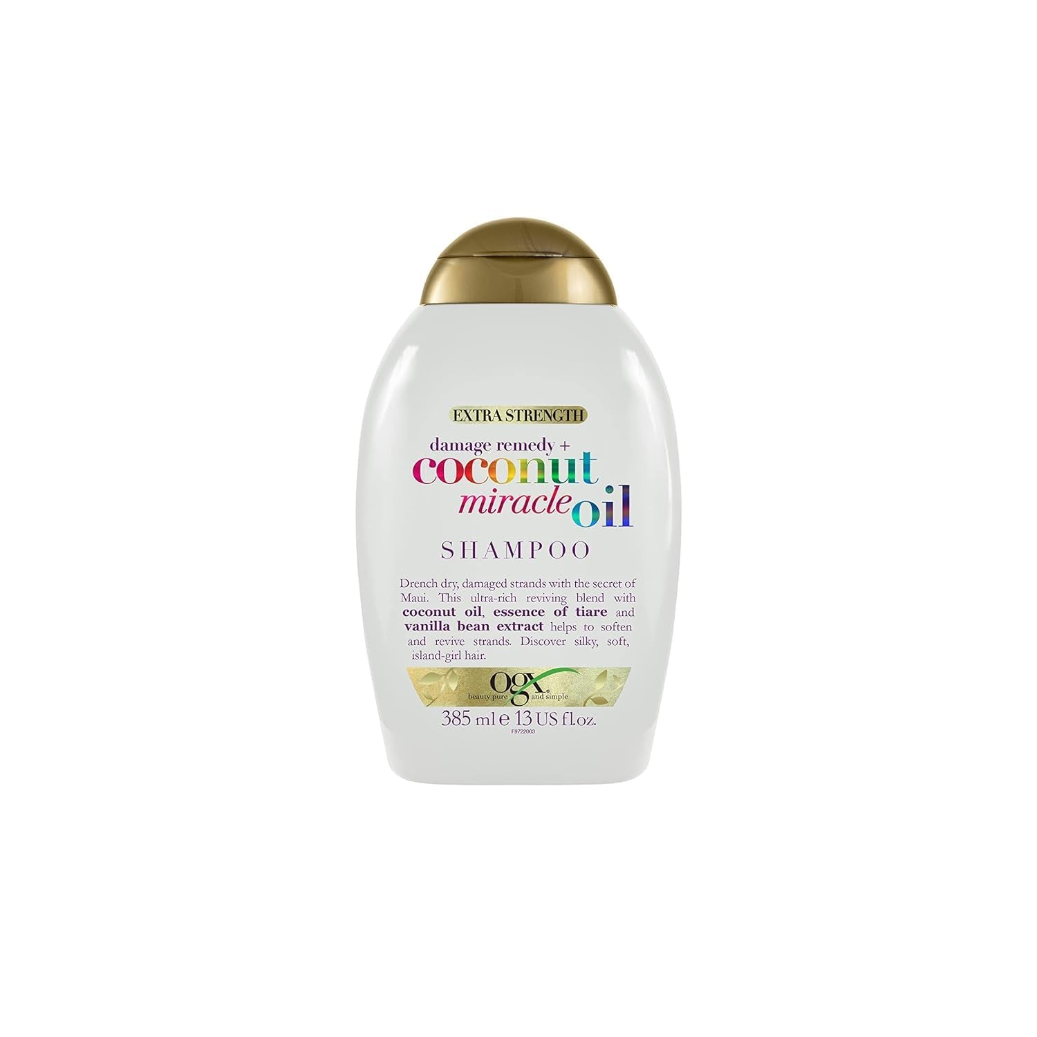 OGX Coconut Miracle Oil Conditioner, feuchtigkeitsspendender Kokosnussöl-Haarpflege-Conditioner, 385 ml Haarpflege-OGX-Shampoo