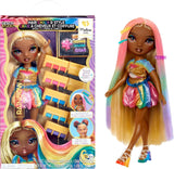 Rainbow High Haarkreide- und Styling-Puppe – Meline – 28 cm große waschbare Haarkreidepuppe in Regenbogen- und Goldtönen, zum Färben, Stylen, Spielen, Ausspülen und Wiederholen, für Kinder im Alter von 4–12 Jahren