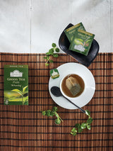 Ahmad Tea – Grüner Tee – geschmacksversiegelte, einzeln verpackte Teebeutel mit 2 g Tee pro Portion – 20 mit Bändern versehene Teebeutel (2er-Pack)