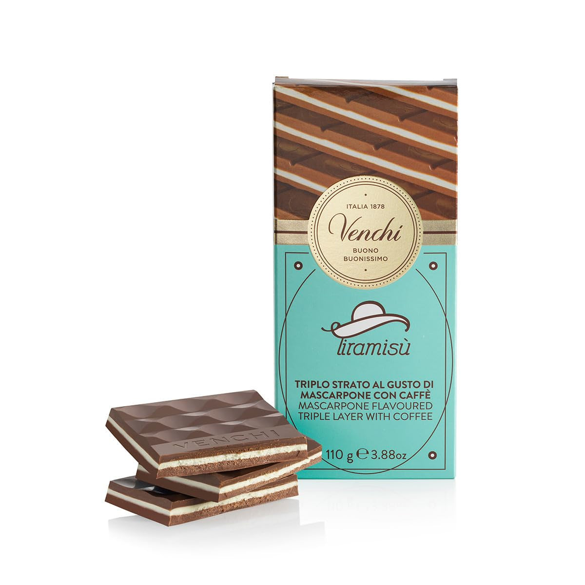Venchi - Tiramisu mit Schokolade 110g - glutenfrei