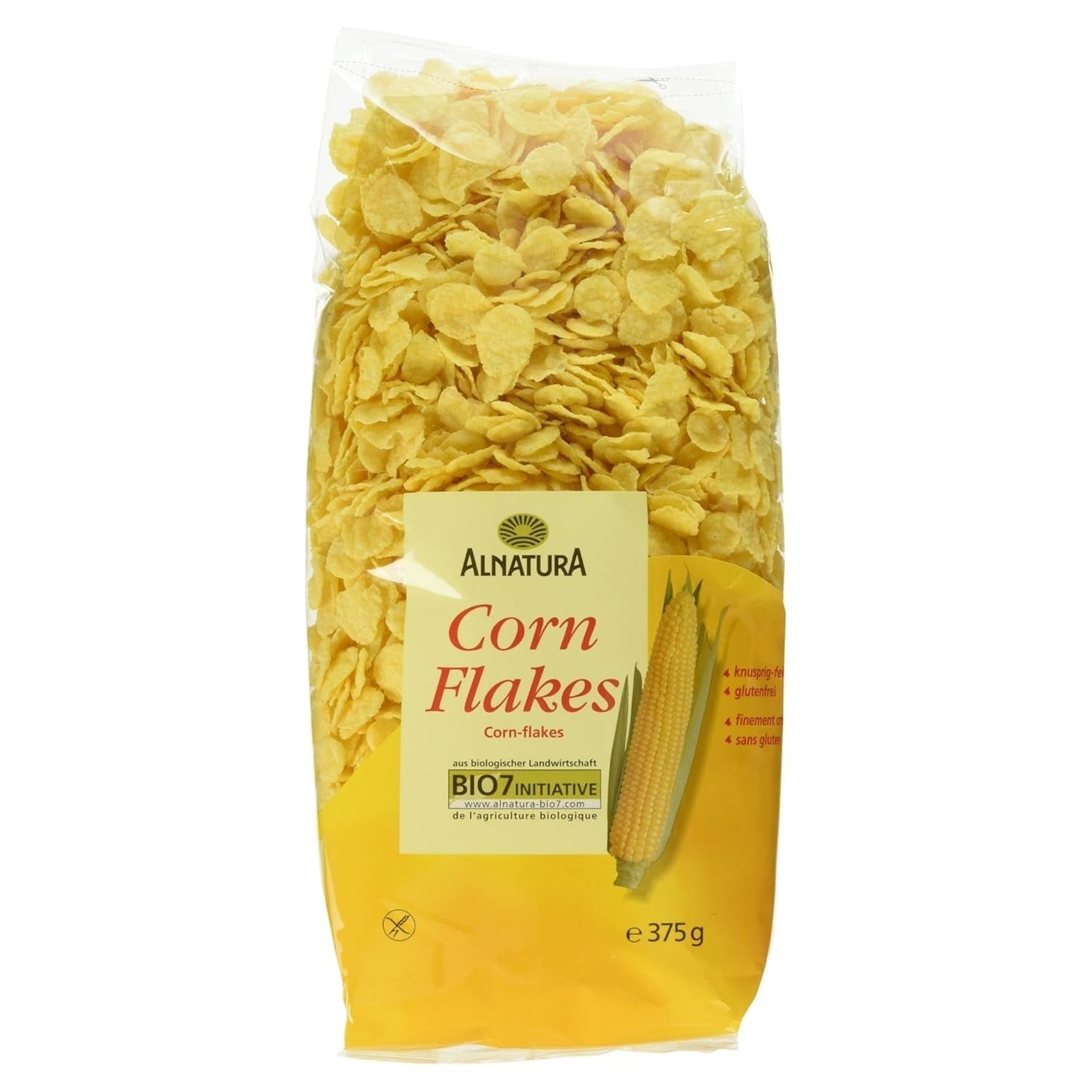 Bio-Cornflakes, glutenfrei, 375 g Getreide Naty Shop Standardtitel