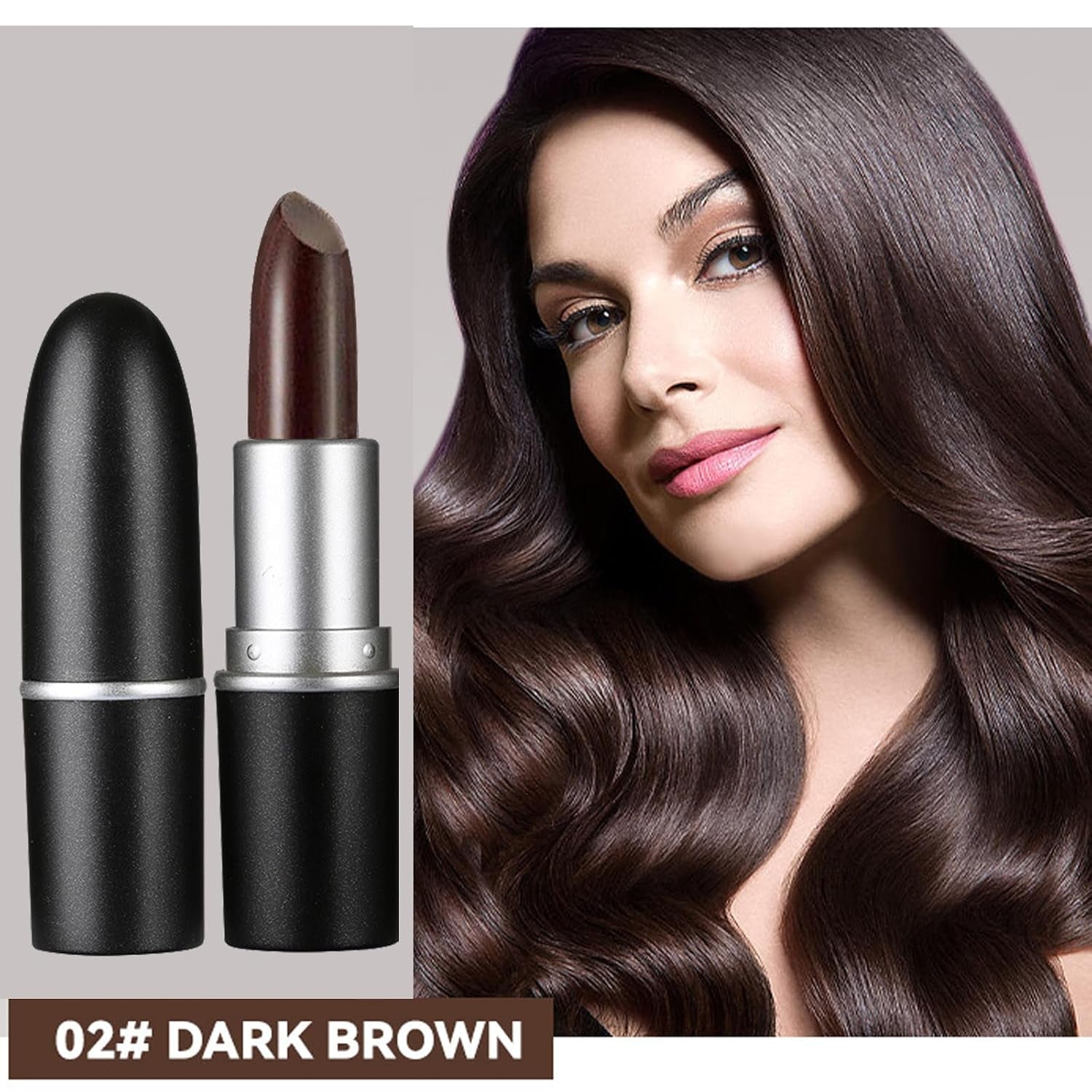 Haarfarbe Stick Temporäre Haarfarbe Lippenstift Haarfärbemittel, Temporäre Lippenstift Haarfarbe Weiße Farbe Haarabdeckung DIY Make-up Stick Haarfarbe Schwarz Braun Haarfarbe Naty Shop