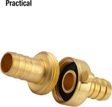 Gardena Messing-Schlaucharmatur, 3-teilig: Schlauchverlängerungsarmatur, 26,5 mm (G 3/4 Zoll) Gewinde, für 13 mm (1/2 Zoll) Schläuche (7151-20)