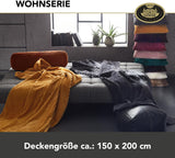 Gözze Wohnzimmerteppich in Samtoptik, 150 x 200 cm, weiße Wolle, 40067-00-150200 Betten und Decken Besuche den Gözze-Store