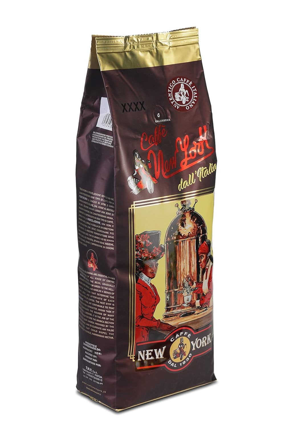 Caffè New York - XXXX - Kaffee aus ganzen Bohnen - 1000g