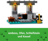 LEGO Minecraft The Armory Spielset mit Heldenfiguren, Spielzeugwaffen und Alex-Figur, Actionspielzeug für Jungen und Mädchen, Geschenk für Gamer und Kinder ab 7 Jahren 21252 Bausets Besuchen Sie den LEGO-Store