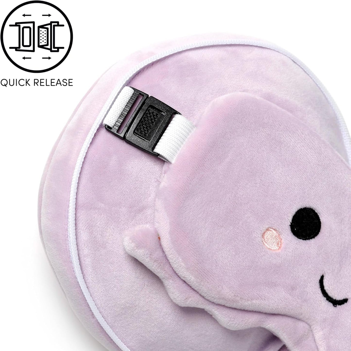 Puckator-Kissen, EPS 93 % Polyester, 7 % Elastan, mehrfarbig, Einheitsgröße, Reisekissen Naty Shop