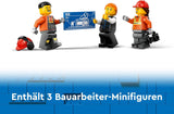 LEGO City Raupenbagger, Spielzeugbagger für Kinder ab 8 Jahren, Konstruktionsspielzeug mit Baggermodell, baubarer LKW mit Zubehör und 3 Minifiguren 60420 Bausets Besuchen Sie den LEGO-Store