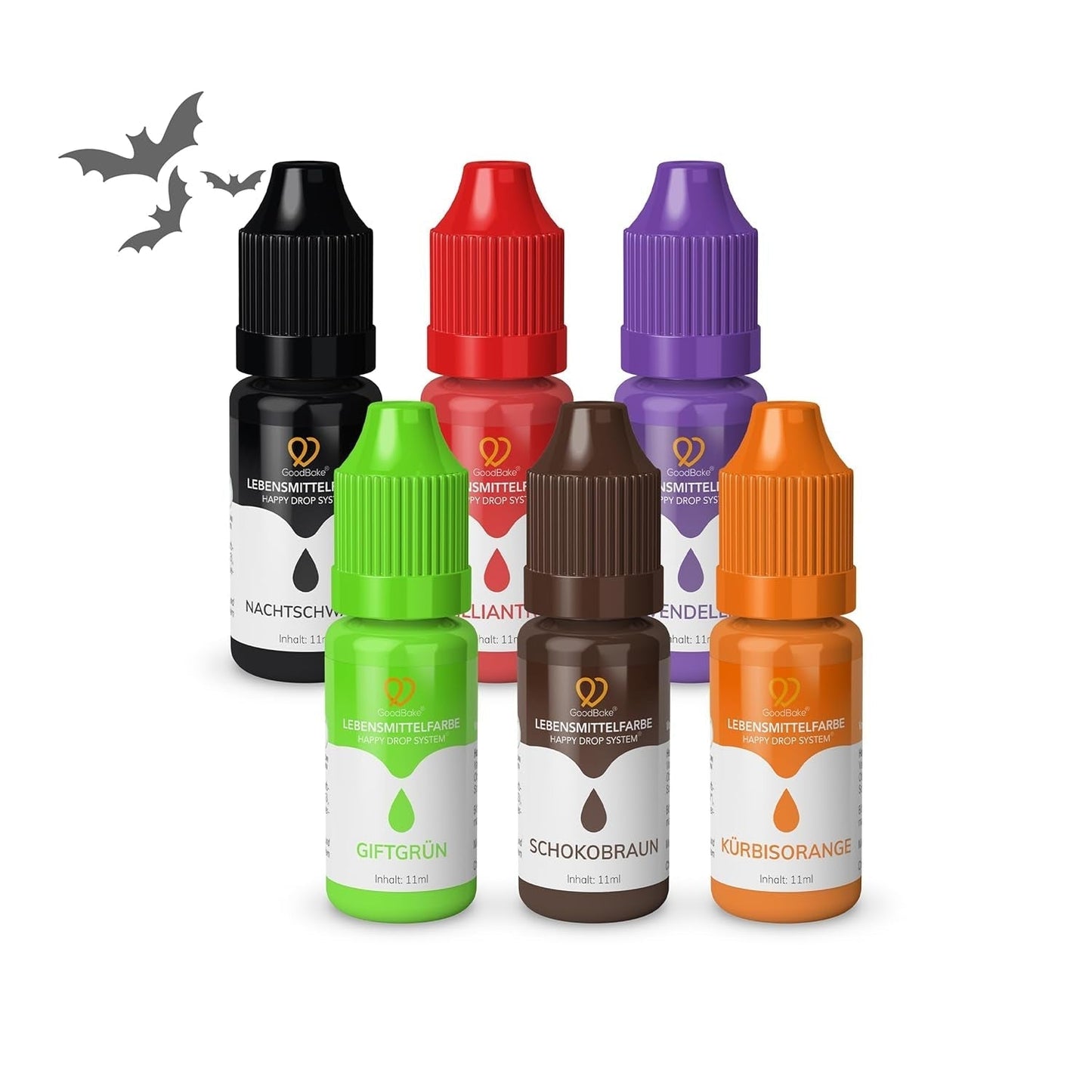 Pinke Lebensmittelfarbe von Goodbake (11 ml) – Intensive Lebensmittelfarbe – Sehr konzentrierte Farbe – Zum Färben von Kuchen, Fondant, Buttercreme, Getränken, Schleim und vielen anderen Gegenständen. 100 % vegan