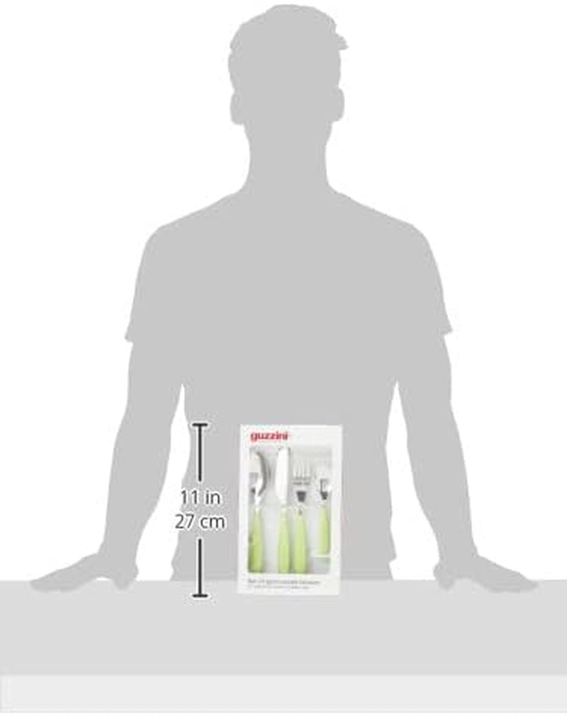 Guzzini - Feeling, Besteckset 24-teilig - Apfelgrün Kitchen Naty Shop