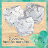 Pampers – Harmony Hybrid Starter Pack, 3 waschbare Windeln + 25 Einweg-Oberschichten – 1 Packung