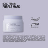 Schwarzkopf Professional BLONDME Bond Repair Purple Mask Maske für kühles Haar Neutralisiert Gelbtöne für gefärbtes, gebleichtes und helles Haar Tiefenpflegend und stärkend 200 ml Haarmaske Naty Shop