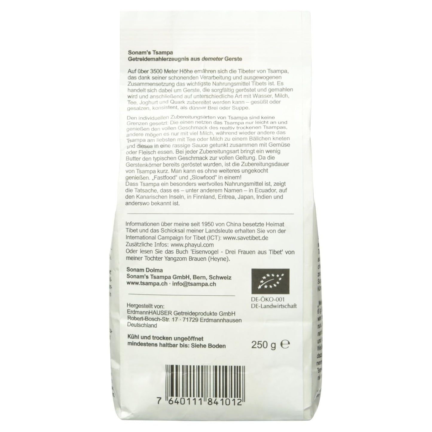 Tsampa-Gerste aus Sonam, 250g