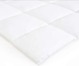 Steppdecke 200 x 200 cm Sommerdecke Oekotex 100 Mikrofaser waschbare weiße Steppdecke Steppdecken und Steppdecken Naty Shop