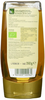 Biozentrale Bio-Akazienhonig | 350 g Bio-Honig aus weißen Akazienblüten | Ideal als Aufstrich Bio-Honig für Tee | Alternative zu Wabenhonig (2er-Pack)