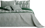 Ameliahome Tagesdecke, Tagesdecke, 170 x 210 cm, doppelseitig, pflegeleicht, Tagesdecke, Pflanzenmuster, Grün, Weiß, Tropical Bonaire, Betten und Decken. Besuchen Sie den AmeliaHome-Store Tropical Bonaire Green White, 170 x 210