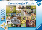 Ravensburger Puzzle für Kinder – 13353 Niedliche Tiere für Kinder – 200-teiliges Puzzle für Kinder ab 8 Jahren. Puzzle Naty Shop Standardtitel