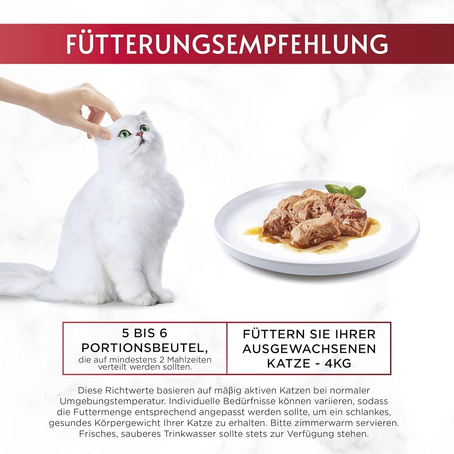 Gourmet Mon Petit Intense Nassfutter für Katzen, Geflügel-Sorte, 8er-Pack (8 x 6 Beutel à 50 g)