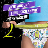 Raumschiff-Pyjamahose, 9 saugfähige Nachthosen, 8 Jahre, 27 kg–43 kg, Auslaufschutz für die ganze Nacht