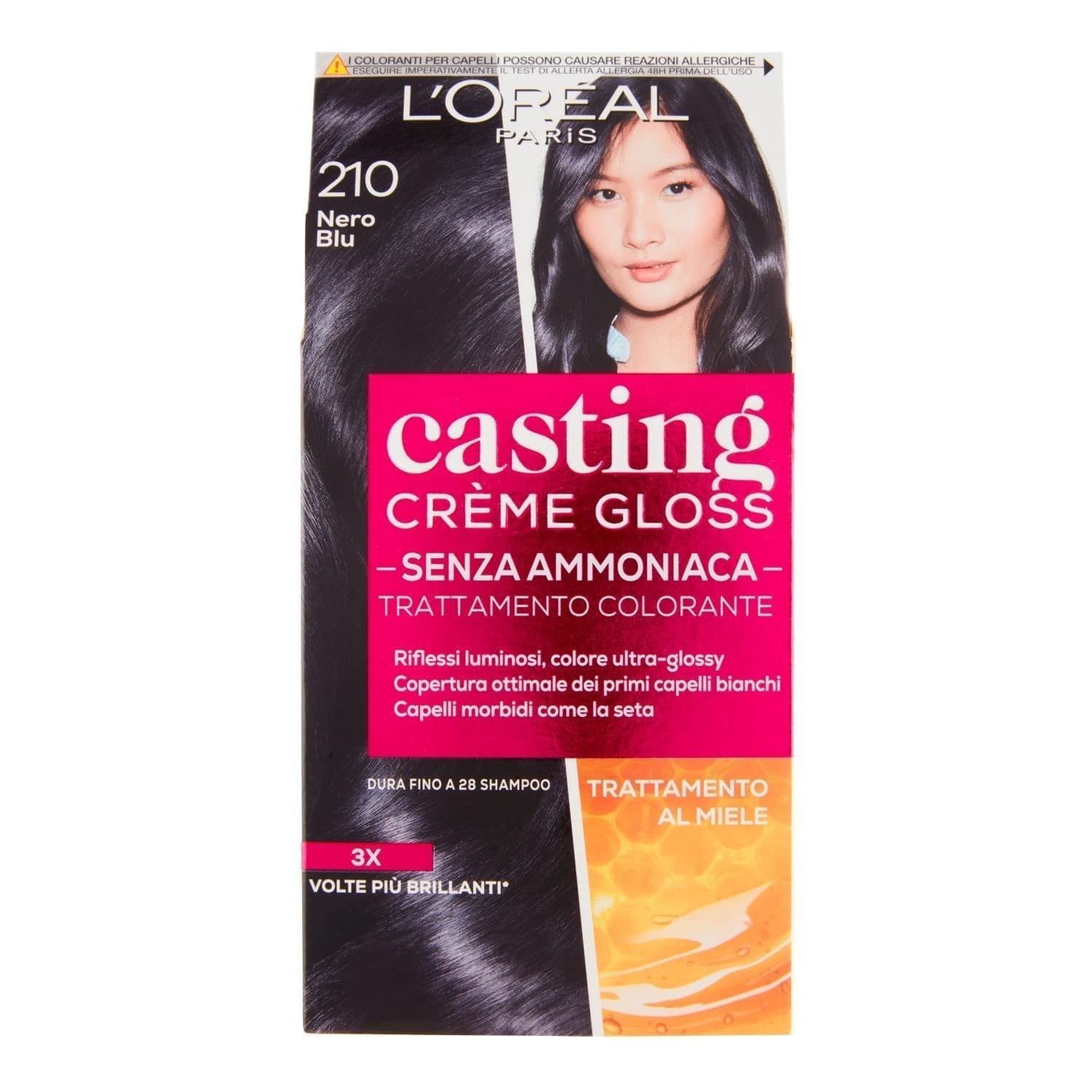 Casting Creme Gloss Ammoniakfreie Haarfarbe N360 Black Cherry Naty Shop Haarfarbe Schwarz Blau 210 1 Stück (1er Pack)