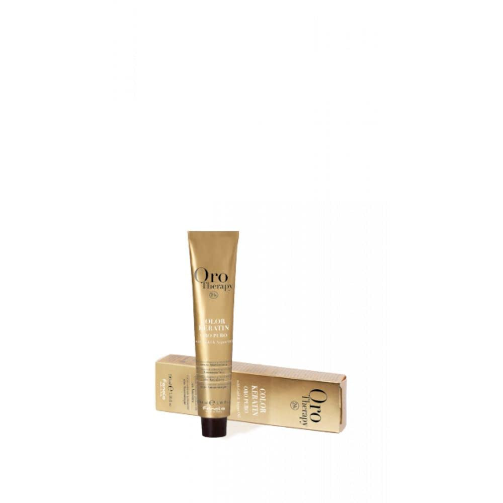 Fanola Oro Therapy Color Keratin 5.0 100 ml Haarfärbemittel Naty Shop 7 Intensives Mittelblond