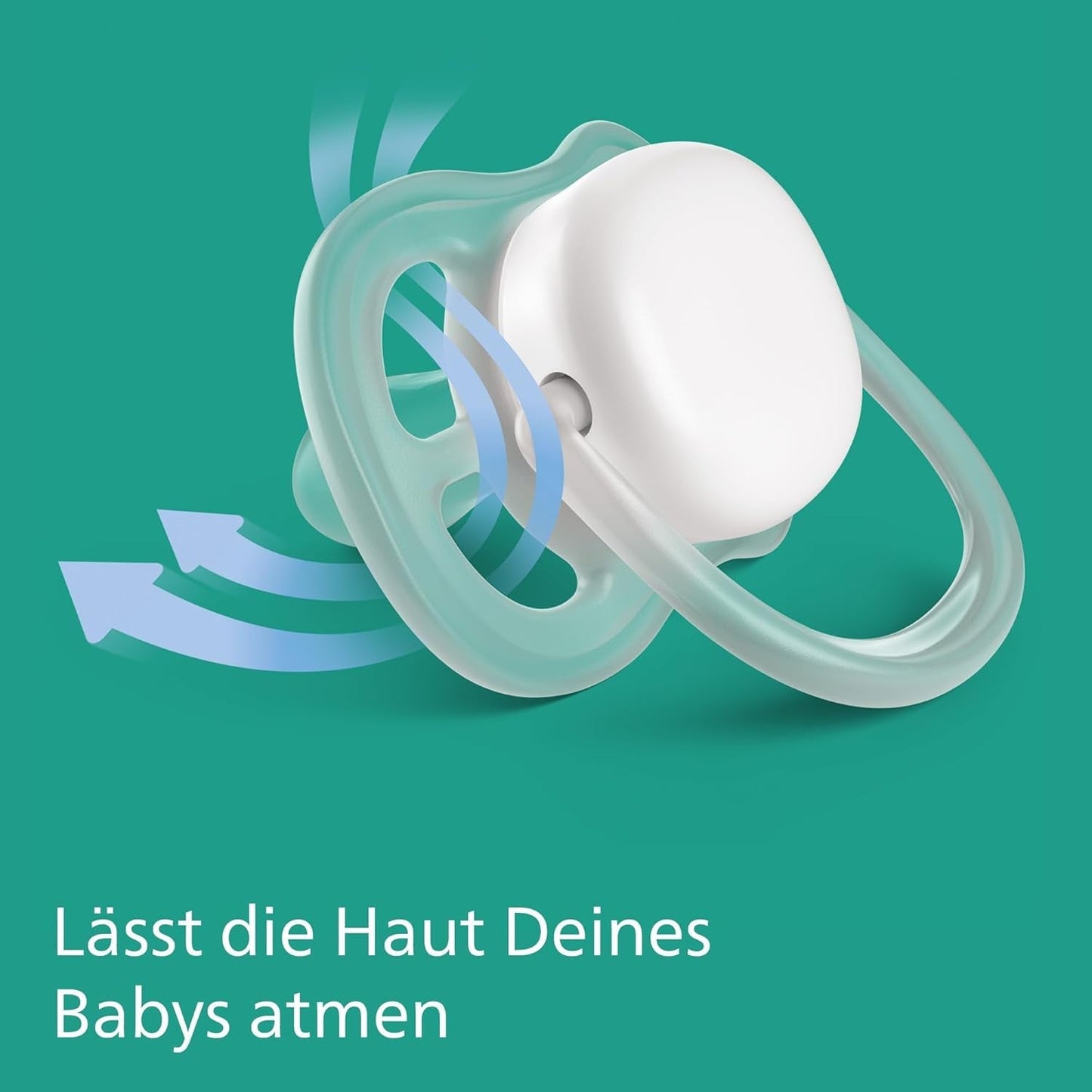 Philips AVENT Ultra Air-Schnuller – 4er-Pack BPA-freie, atmungsaktive Schnuller für Babys zwischen 0 und 6 Monaten, inklusive Tragetasche und Sterilisation, Farbe Sonne/Regenbogen (Modell SCF085/65)